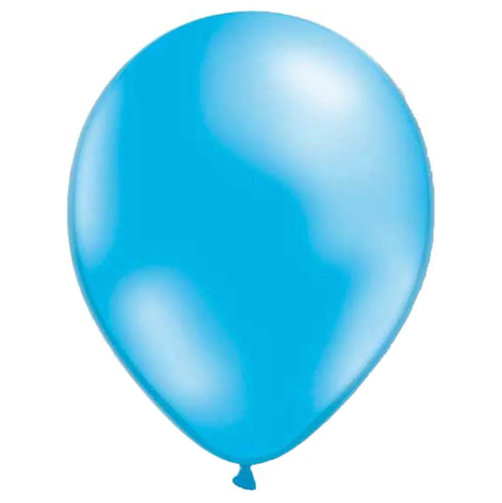 Ballonger Metallic Ljusblå