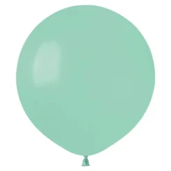 Ballonger Mintgrön Runda Stora