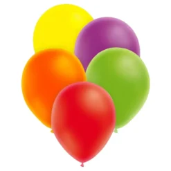 Ballonger Neonfärgade