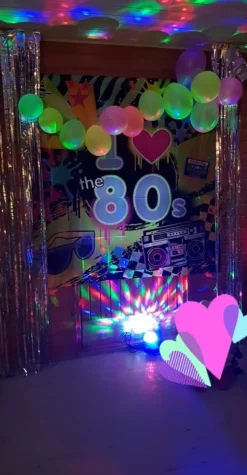 Ballonger Neonfärgade