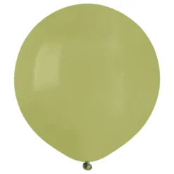 Ballonger Olivgrön Runda Stora