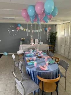 Ballonger Pastell Blå