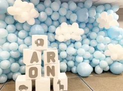 Ballonger Pastell Blå