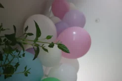 Ballonger Pastell Flerfärgade