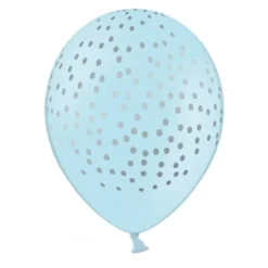 Ballonger Prickar Blå/Silver
