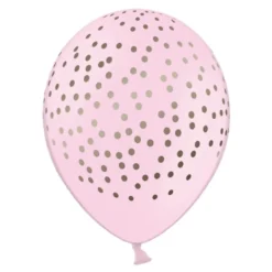Ballonger Prickar Rosa/Silver