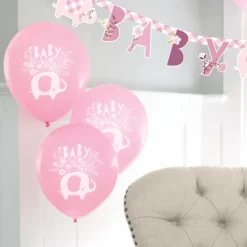 Ballonger Rosa Baby Elefant
