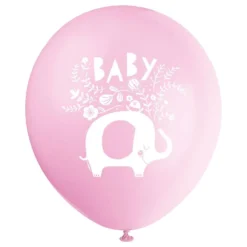 Ballonger Rosa Baby Elefant