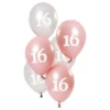 Ballonger Rosa/Silver 16 År