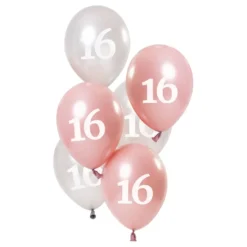 Ballonger Rosa/Silver 16 År