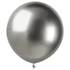 Ballonger Shiny Silver Runda Stora