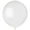 Ballonger Transparenta Runda Stora