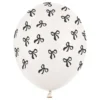 Ballonger Vita med Rosetter