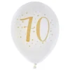 Ballonger 70 Vit/Guld