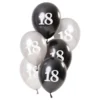 Ballonger Vit/Svart 18 År