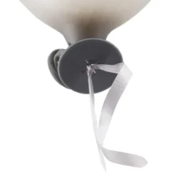 Ballongförslutare med Snöre Silver
