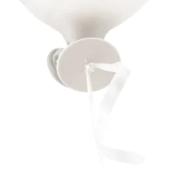 Ballongförslutare med Snöre Vit