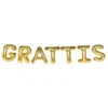 Ballonggirlang Grattis Guld
