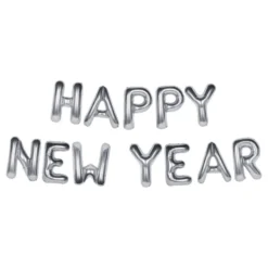 Ballonggirlang Happy New Year Silver