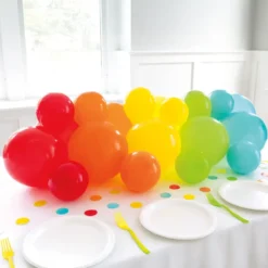 Ballonggirlang & Konfetti Regnbåge