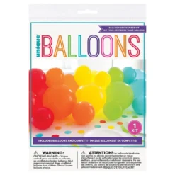 Ballonggirlang & Konfetti Regnbåge
