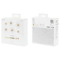 Ballongkit Vita Blommor
