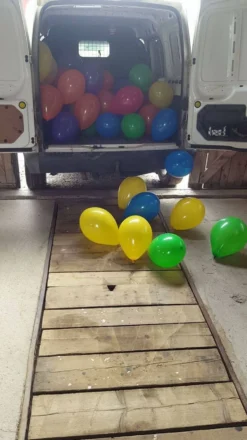 Ballongkombo Flerfärgad