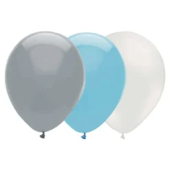 Ballongkombo Grå/Ljusblå/Vit