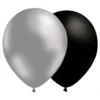 Ballongkombo Silver/Svart