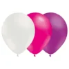 Ballongkombo Vit/Magenta/Ljuslila