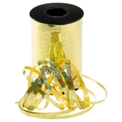 Ballongsnöre Glitter Guld