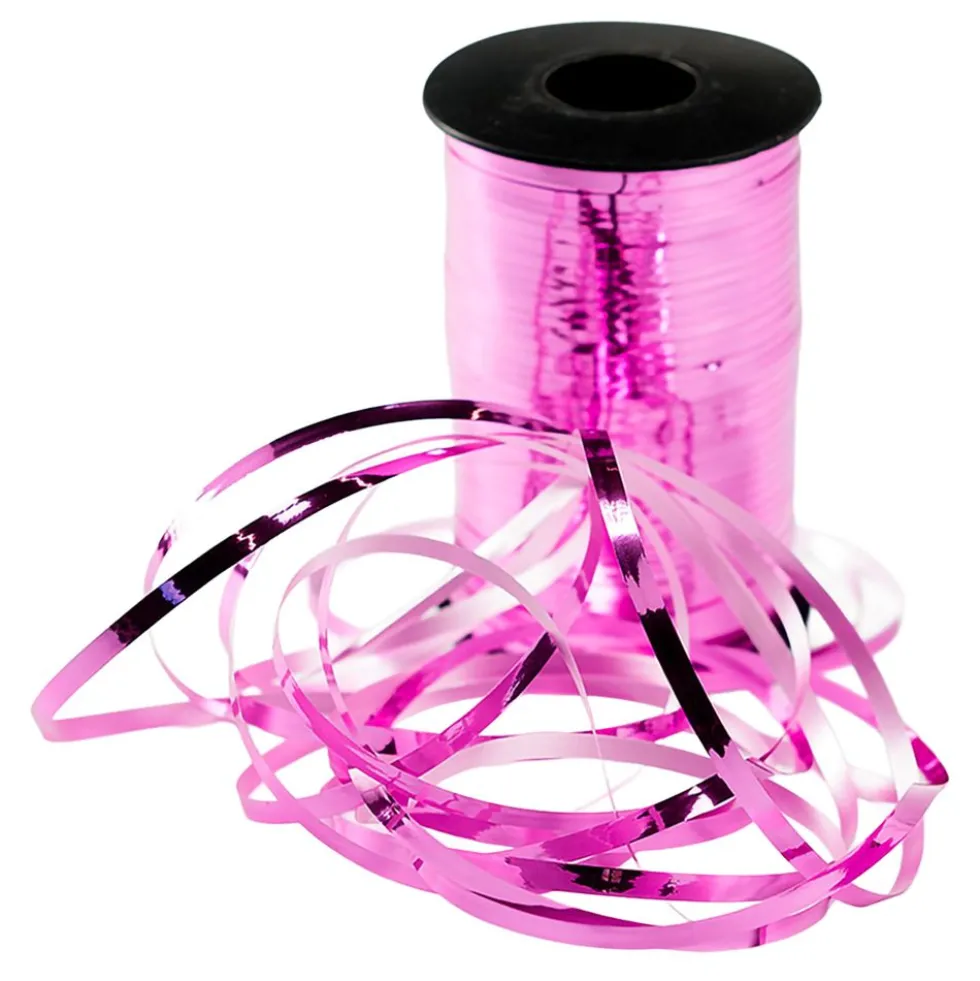 Ballongsnöre Metallic Rosa