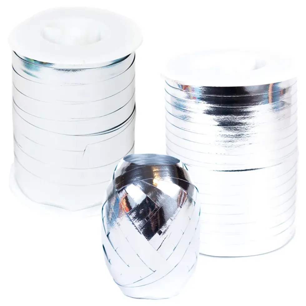 Ballongsnöre Metallic Silver