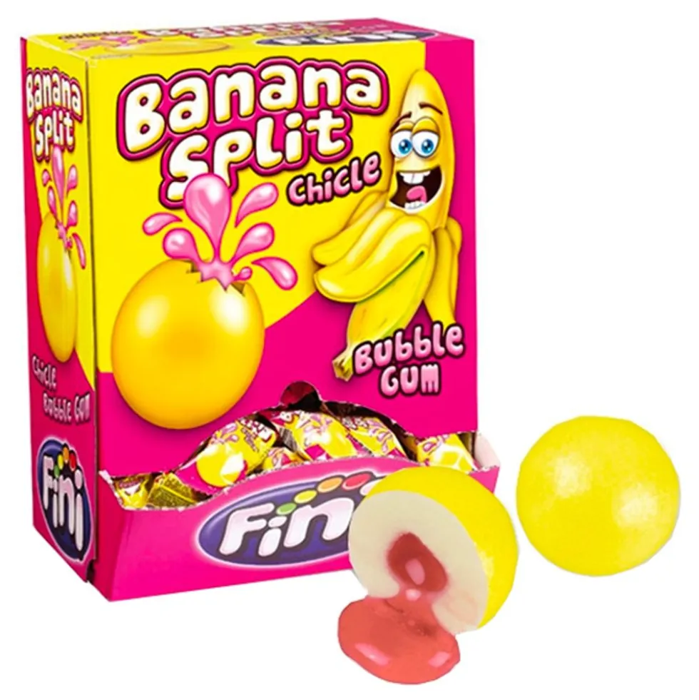 Banana Split Tuggummi Storpack