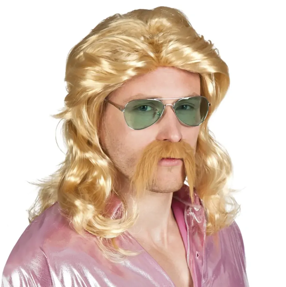 Barry Peruk med Mustasch
