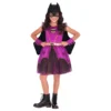 Batgirl Lila Klänning Barn Maskeraddräkt