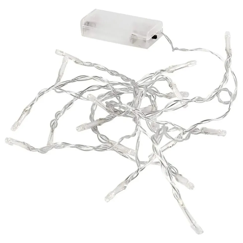 Batteridriven LED Ljusslinga Transparent