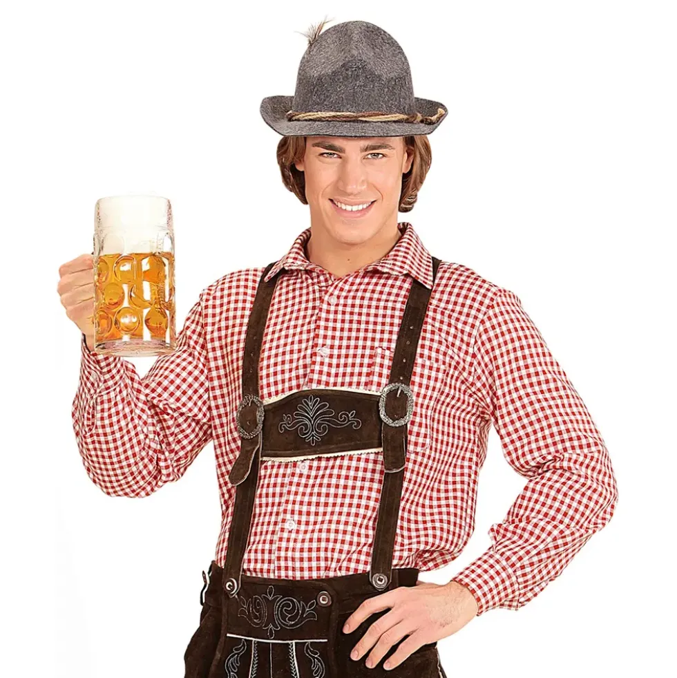 Bavarian Rödrutig Skjorta