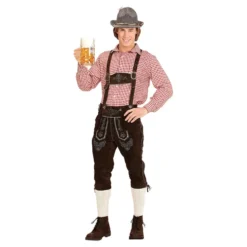 Bavarian Rödrutig Skjorta