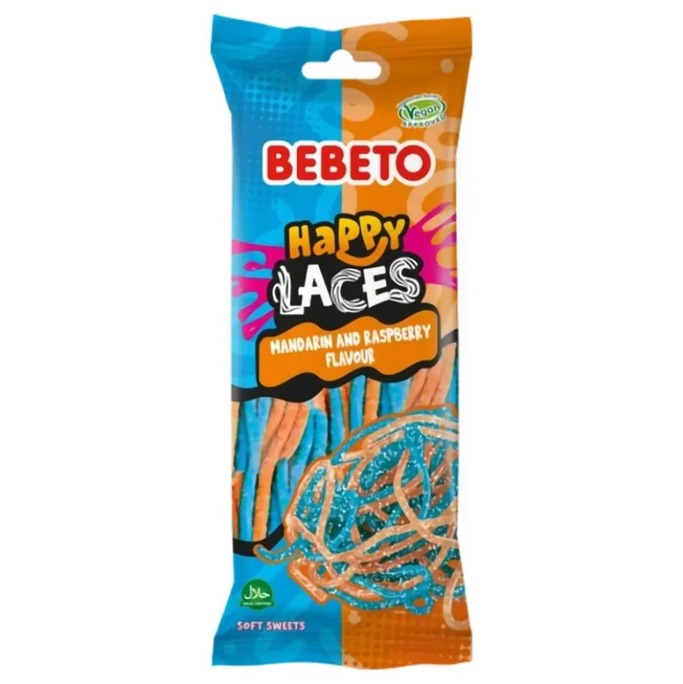 Bebeto Laces Mandarin Raspberry