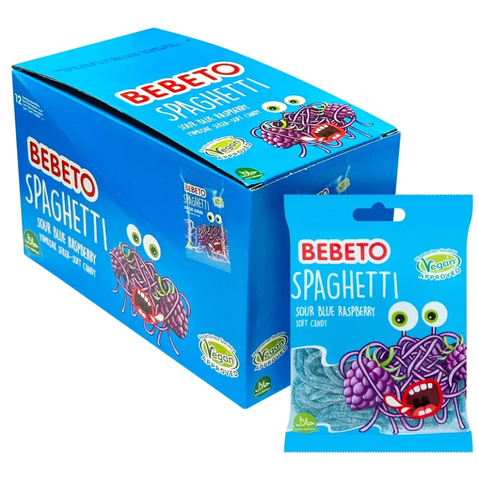 Bebeto Spaghetti Blue Raspberry Storpack