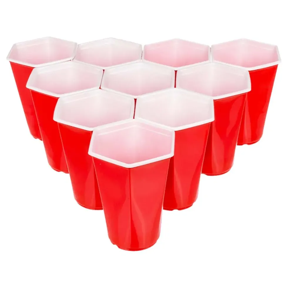 Beer Pong Hexagon