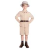Beige Safari Barn Maskeraddräkt