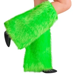Benvärmare Fluffiga Neongrön