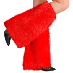 Benvärmare Fluffiga Röd