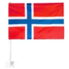 Bilflaggor Norska Flaggan
