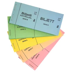 Biljettblock 1-100