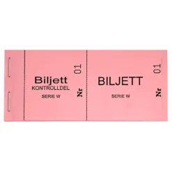 Biljettblock 1-100