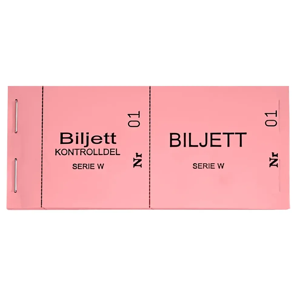 Biljettblock 1-100