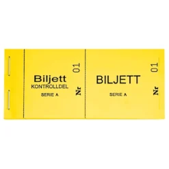 Biljettblock 1-100
